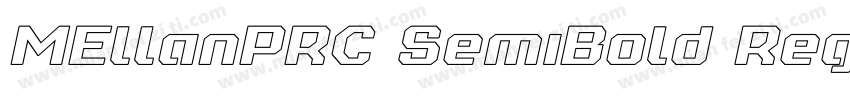 MEllanPRC SemiBold Regular字体转换